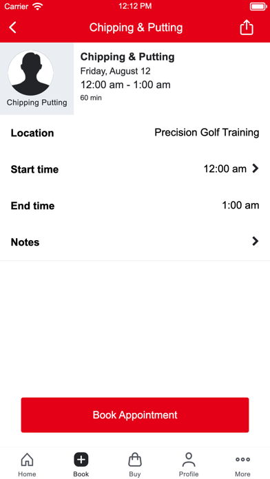 Precision Golf Training Screenshot