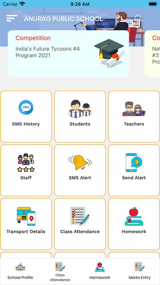 #3. Merry City School & Hostel (iOS) 由: T-Chowk Labs