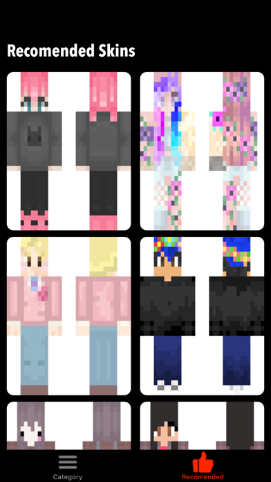 Kawaii Skins for minecraft Screenshot