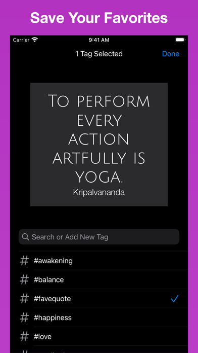 Screenshot #3 pour Daily Yoga Quotes  - YogaQuote