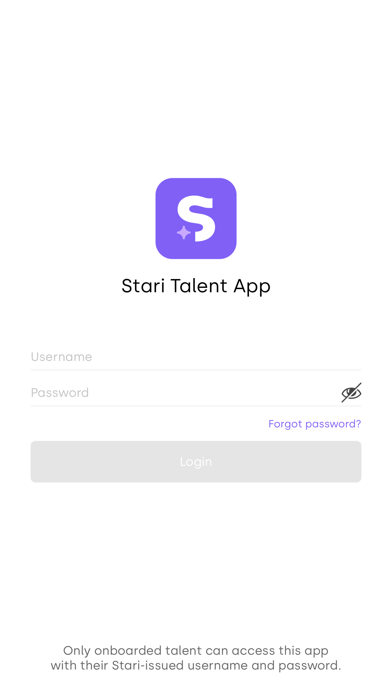 Stari Talent App Screenshot