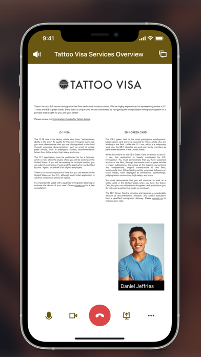 Tattoo Visa Screenshot