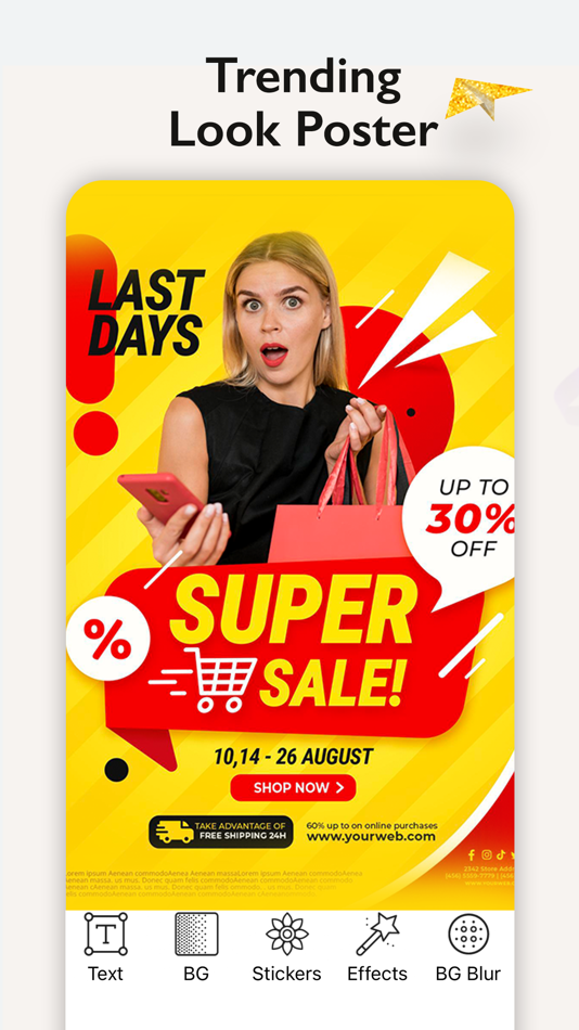 #2. Poster Maker Ads Page Maker (iOS) 由: Jyoti Yadav