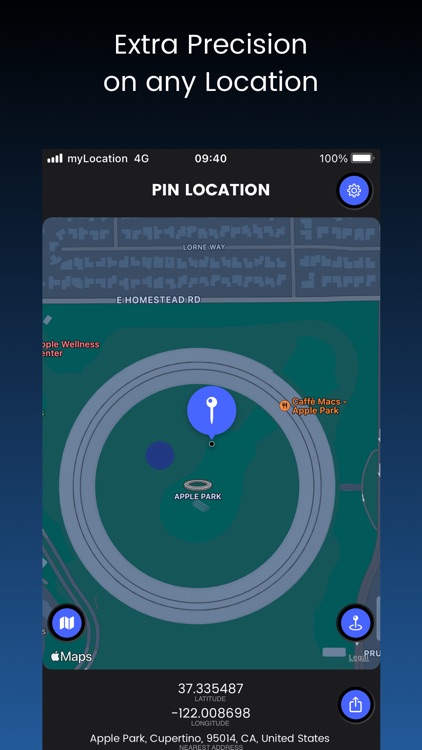 myLocation - GPS Coordinates
