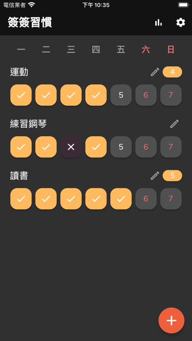 簽簽習慣-極簡習慣打卡,習慣追踪,習慣養成的自律激勵app