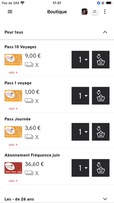évolitY-Pass Screenshot