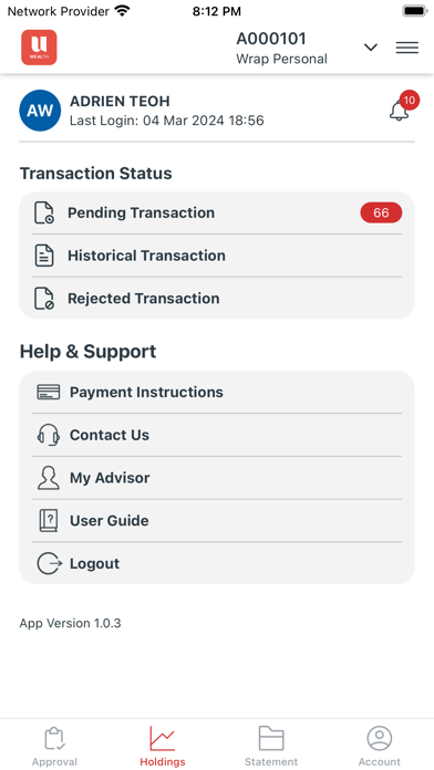 UWEALTH Screenshot