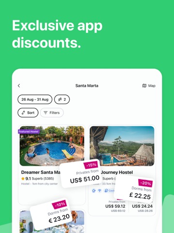 Hostelworld: Hostel Travel Appのおすすめ画像5