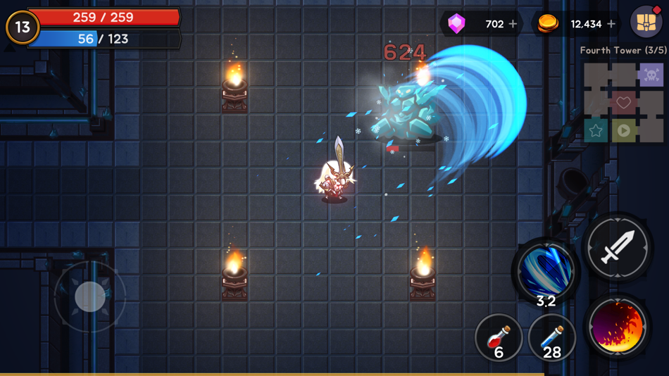 #3. Tower And Swords (iOS) 由: Jisu Im