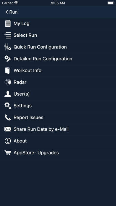Fartlek Runs Screenshot