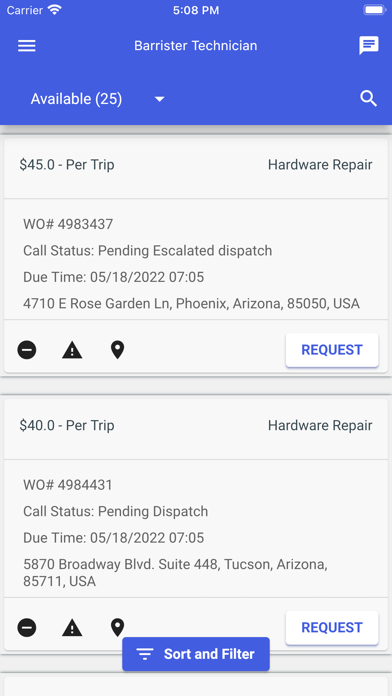 Barrister Technician Screenshot