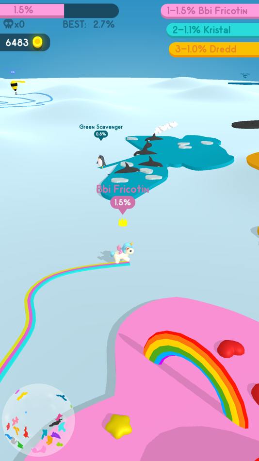 #4. Paper.io 4 (iOS) 由: Voodoo