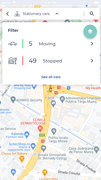 TrackGPS Fleet Management Screenshot