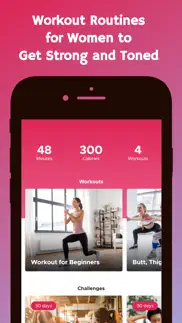 workout plan for women iphone screenshot 2