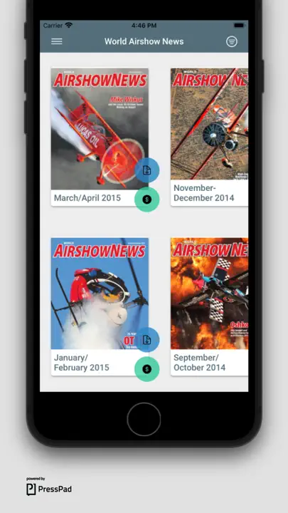 World Airshow News iPhone Screenshot 1