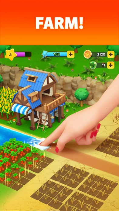 screenshot of Klondike Adventures: Farm Game 1