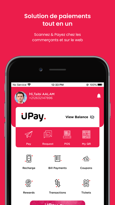 UPay Maroc Screenshot