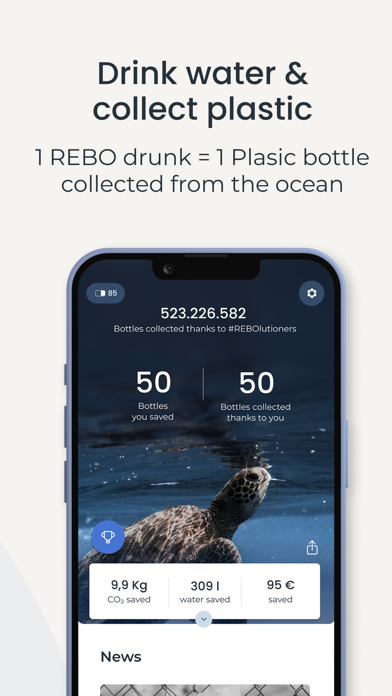 REBO Drink water, Save the sea Screenshot