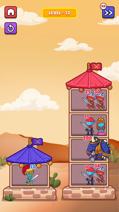 Stickman Hero Merge Tower War Screenshot