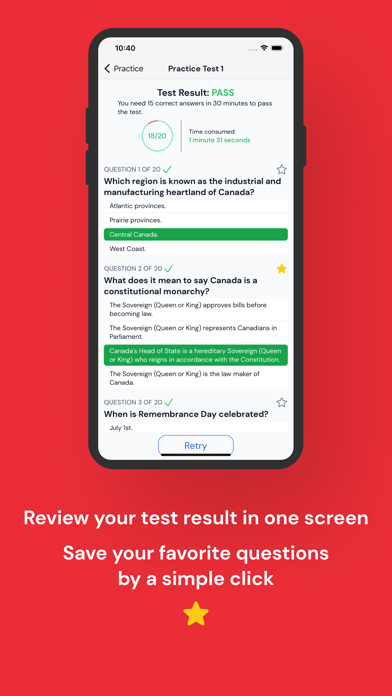 Canadian Citizenship Test+2023 Screenshot