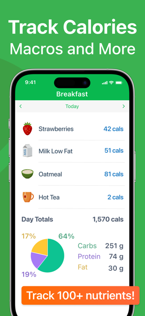 ‎Calorie Counter - MyNetDiary Screenshot