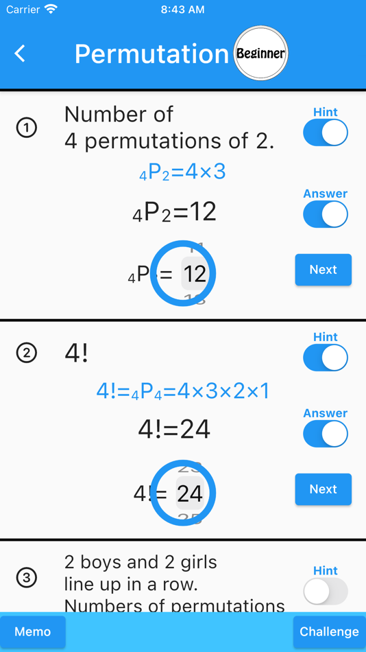 #3. Probability(Math Drills) (iOS) 由: 郷 田村