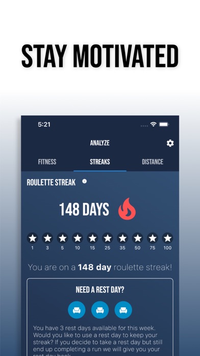 Run Roulette Marathon Training Screenshot