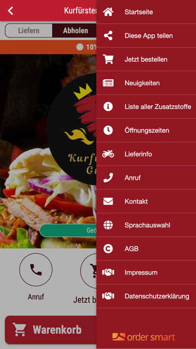 Kurfürstengrill Kleve Screenshot