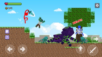 Stickman Fight Craft Adventure Screenshot