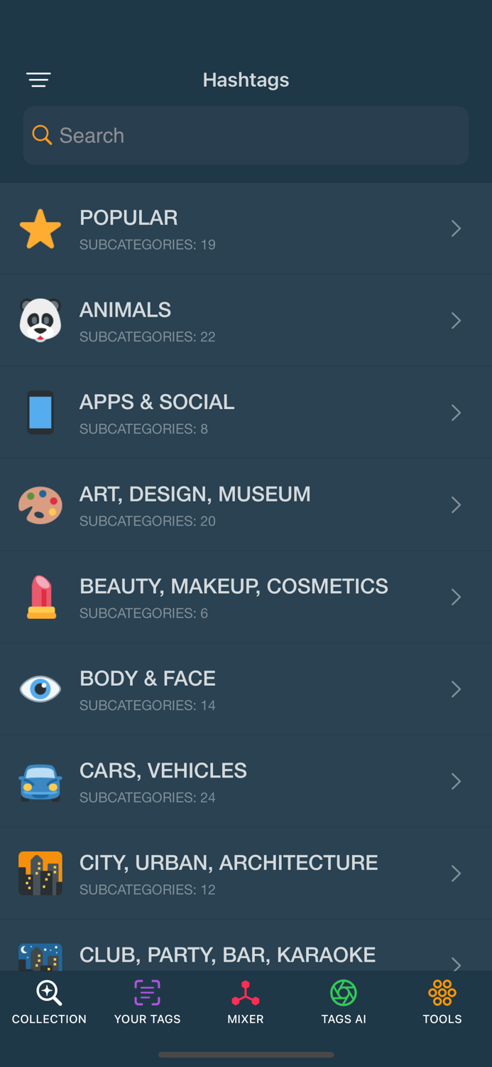 Hashtags - Hashtag Manager