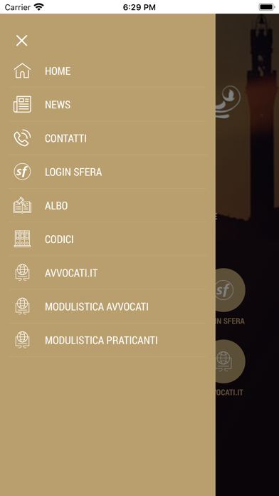 Ordine degli Avvocati di Siena Screenshot