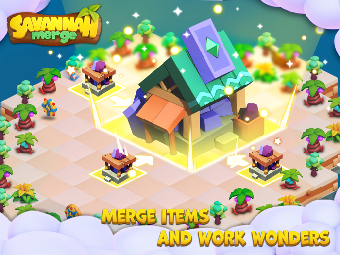 Savannah Merge Animal Island