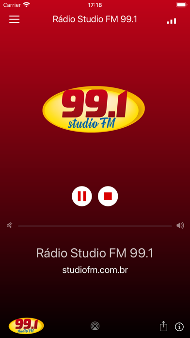 Rádio Studio FM 99.1 Screenshot