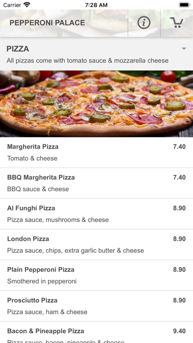 Pepperoni Palace Takeaway Screenshot