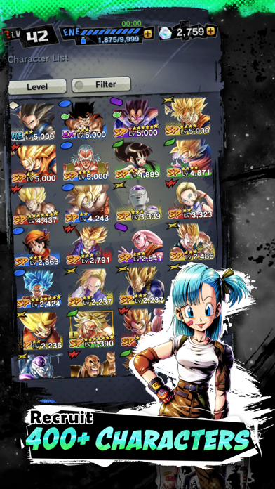 screenshot of DRAGON BALL LEGENDS 5