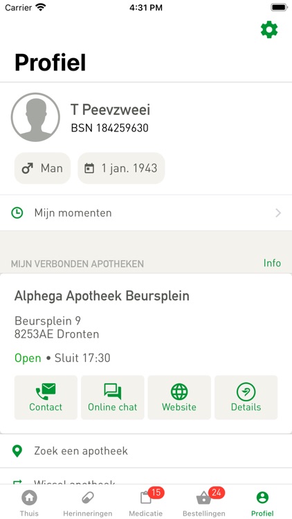 Alphega apotheek screenshot-7