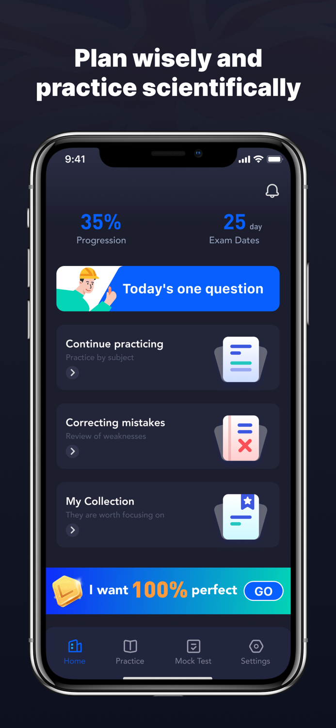 Construction test for UK