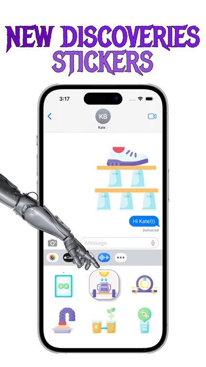 New Discoveries stickers