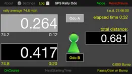 gps rally odometer iphone screenshot 2