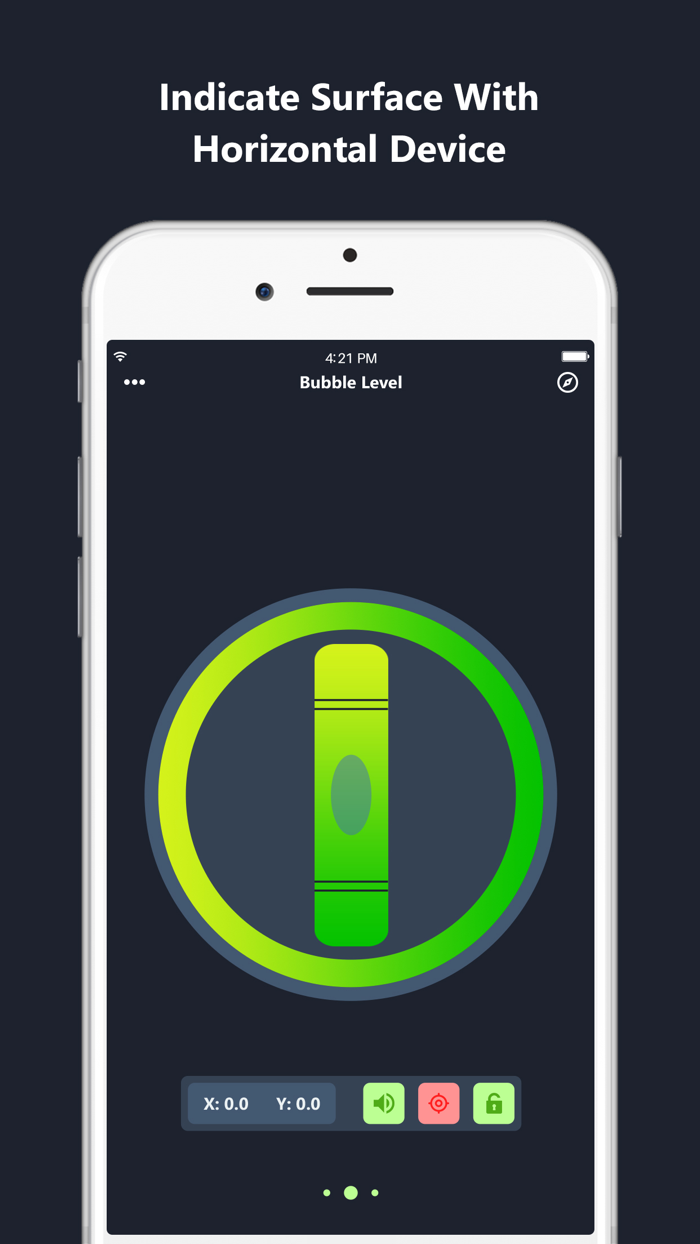 Surface Level Bubble Level