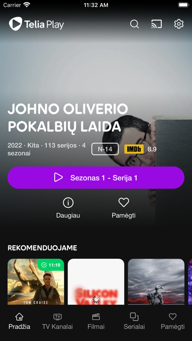 Telia Play LT Screenshot