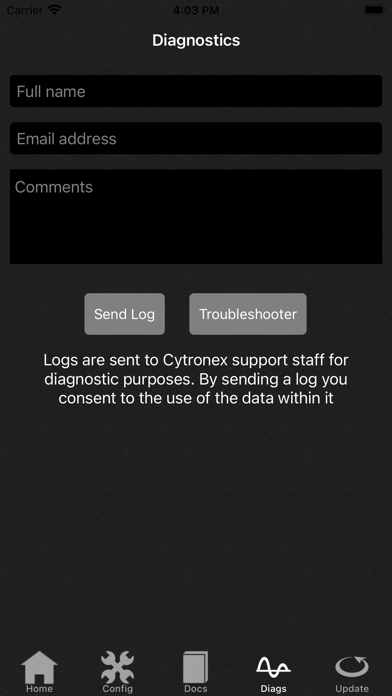 Cytronex App Screenshot