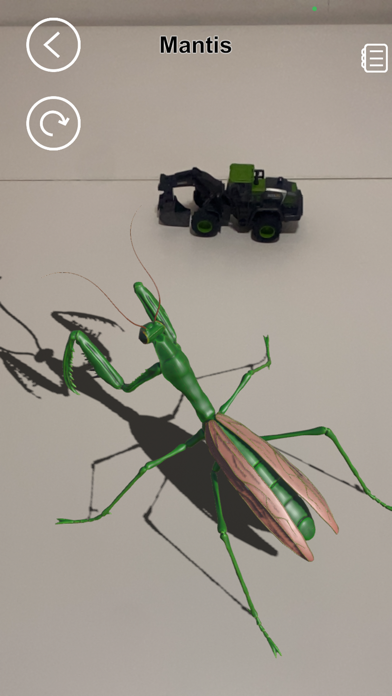 AR insects Screenshot