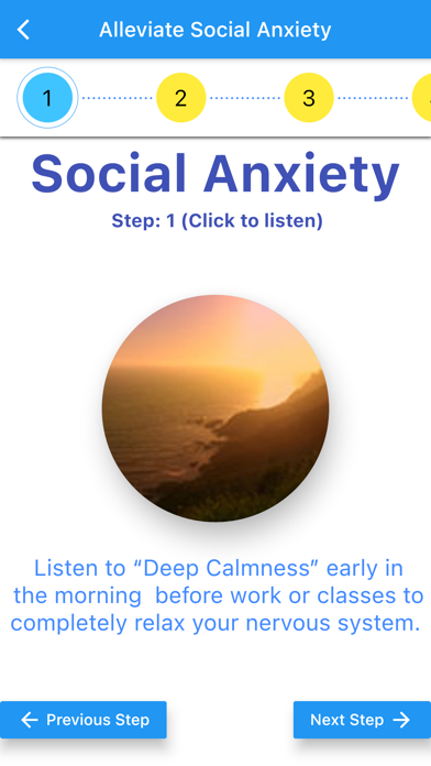 InstaCalm Anxiety Treatment Screenshot