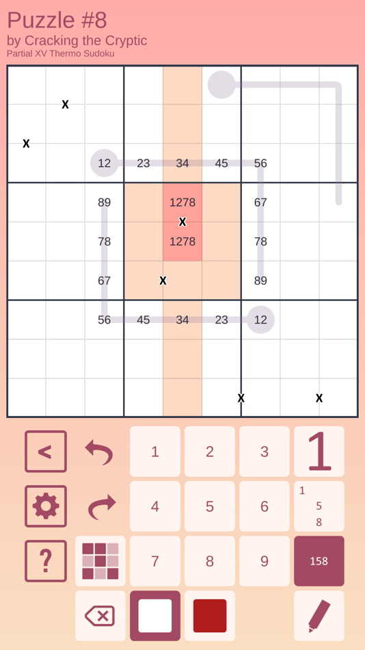 #2. Cracking the Cryptic (iOS) 由: Nick Carney