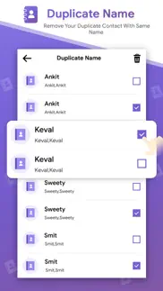 duplicate contacts remover · iphone screenshot 3