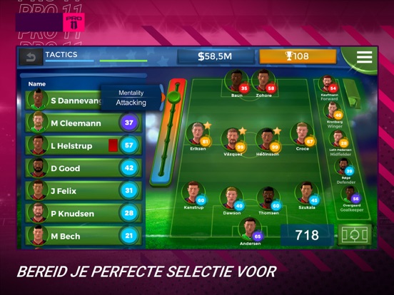Pro 11 - Football Manager game iPad app afbeelding 3