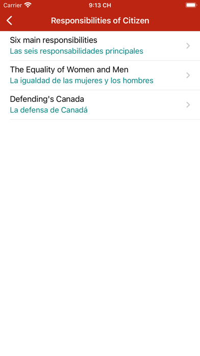 Screenshot #3 pour English-Spanish Citizenship