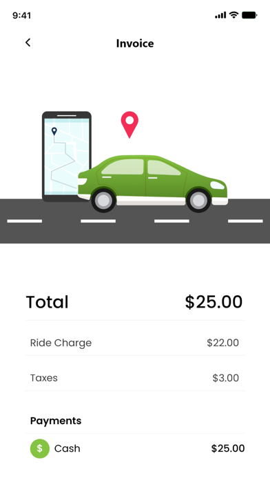Zapp - Taxi Booking App Screenshot