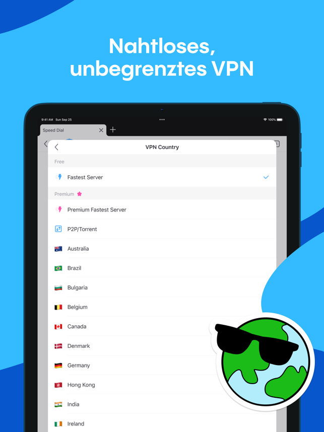 ‎Aloha Browser: Privat VPN Screenshot